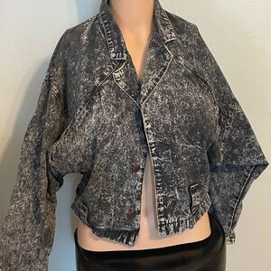 Acid Wash Denim Jacket